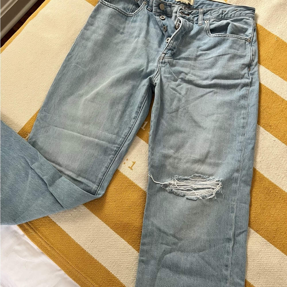 Madewell Women's Straight Leg Jeans - Light Blue